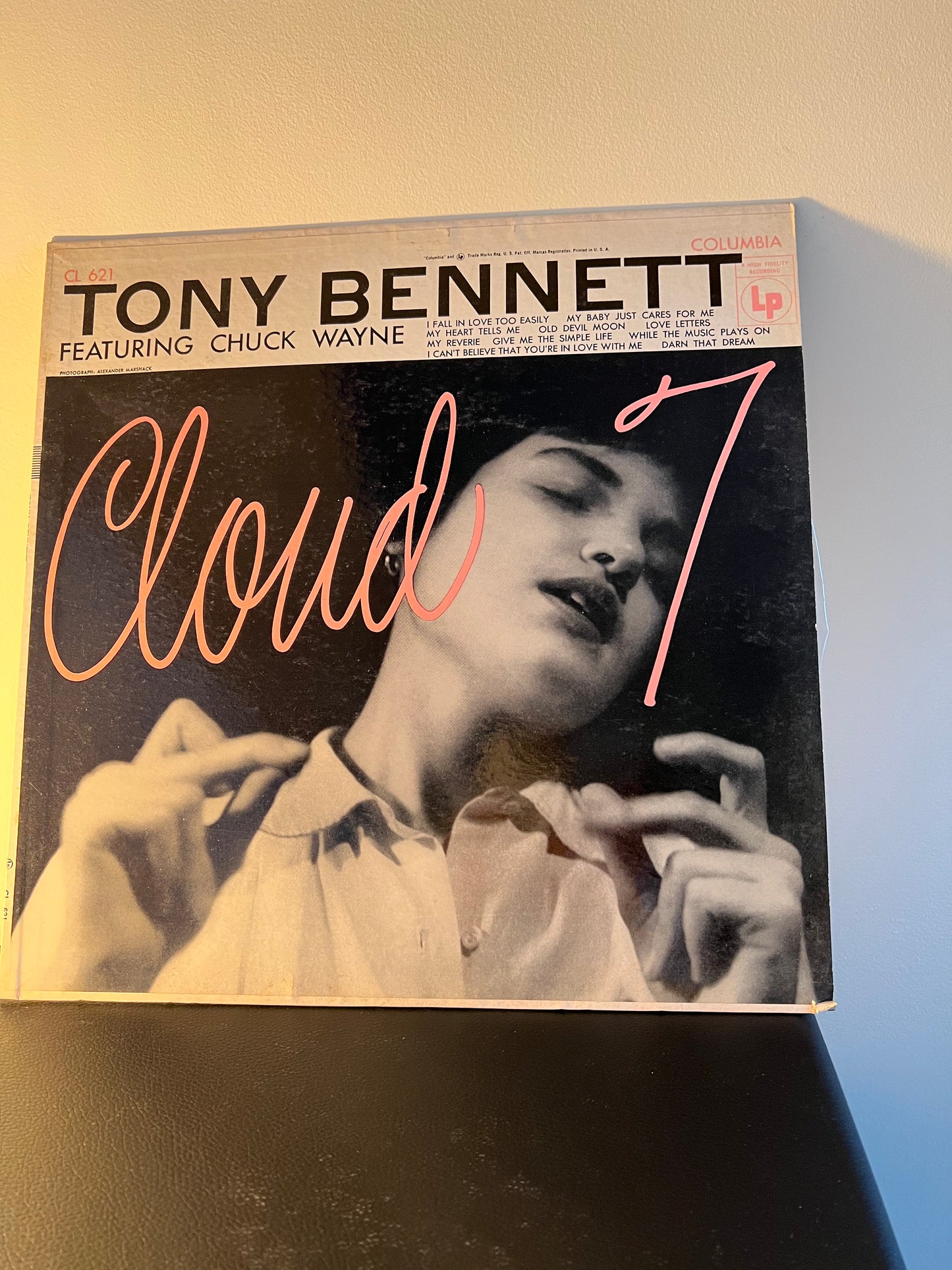 Tony Bennett Featuring Chuck Wayne 1955 Cloud 7 33 RPM Vinyl Columbia #CL 621 LP