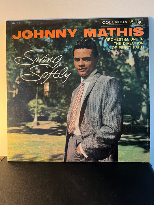 Percy Faith Johnny Mathis Swing Softly CS8023 Columbia Masterworks 6 EYE LP