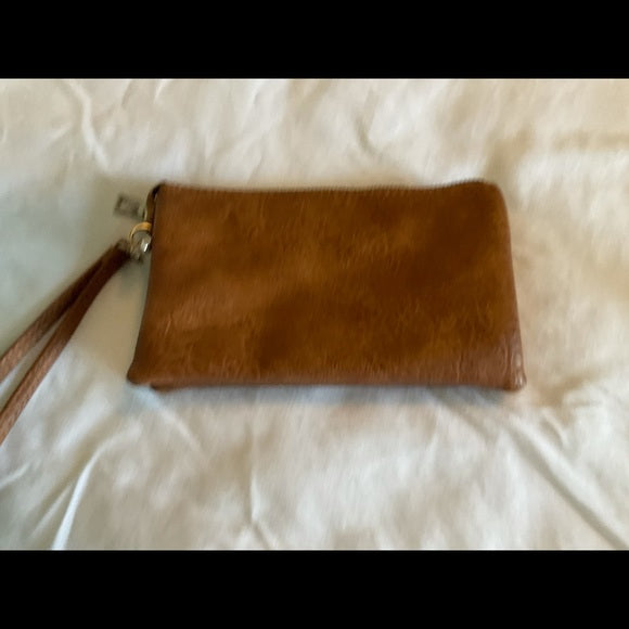 Leather wristlet