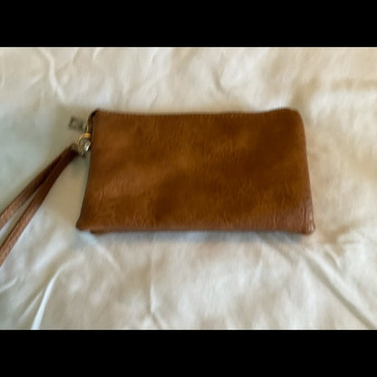 Leather wristlet